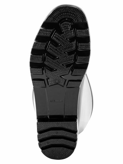 Time and Tru Womens Rain Boot Pull-On Water Resistant Easy On/Easy Off Black 10W