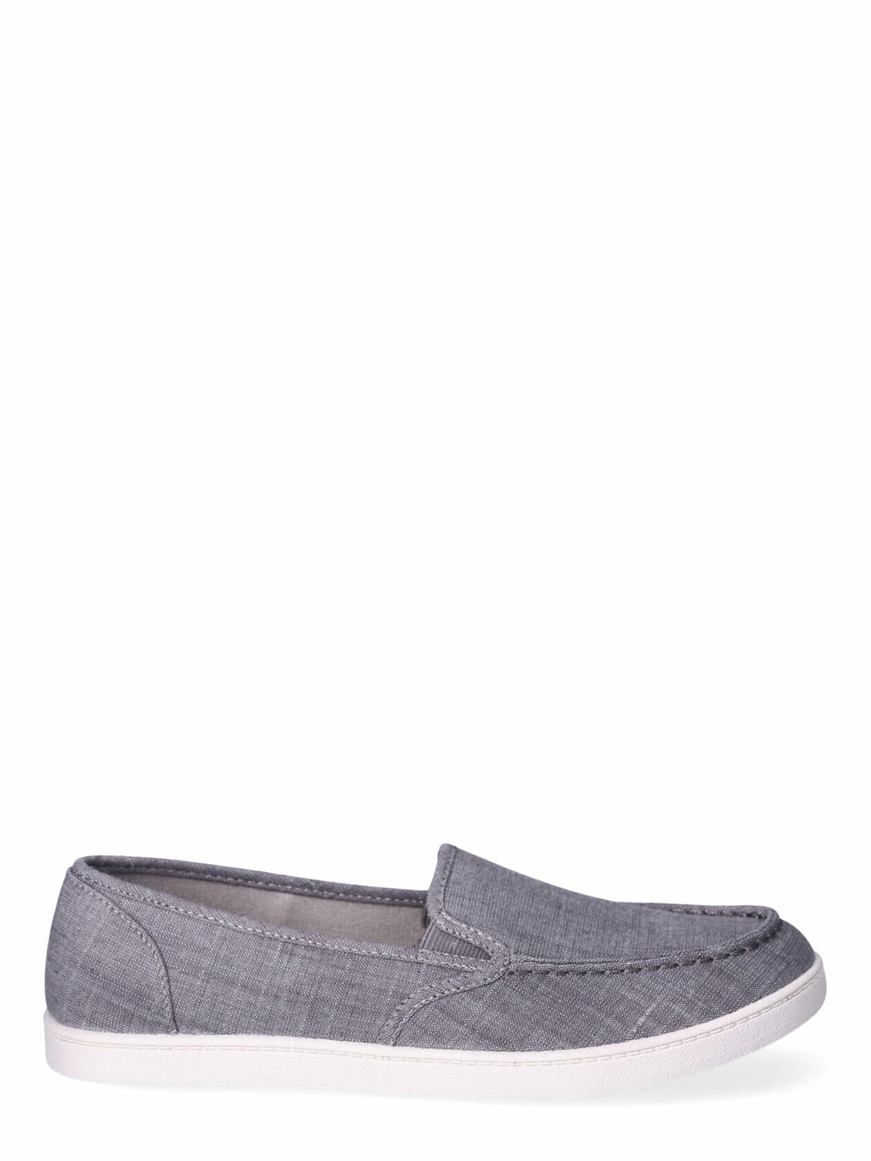 Time and Tru Womens Moc Toe Surf Sneakers Gray Size 8