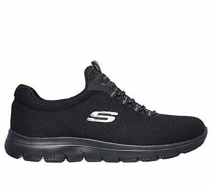 Skechers Womens Athleisure Sneaker Black Size 10