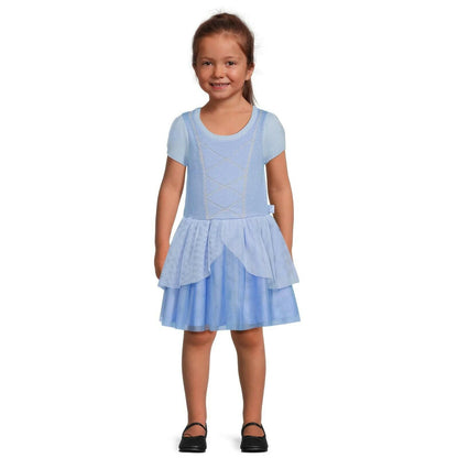 Disney Toddler Girls Cinderella Pullover Cosplay Dress Halogen Blue Size 18M