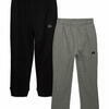 Russell Athletic Boys Fleece Sweatpants 2-Pack Black/Grey Heather Size 8H