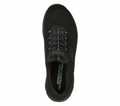 Skechers Womens Athleisure Sneaker Black Size 10