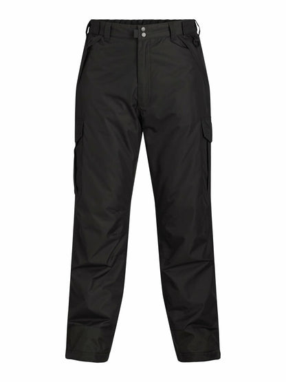 Ozark Trail Men's Cargo Pocket Ski Pants Rich Black Size XL