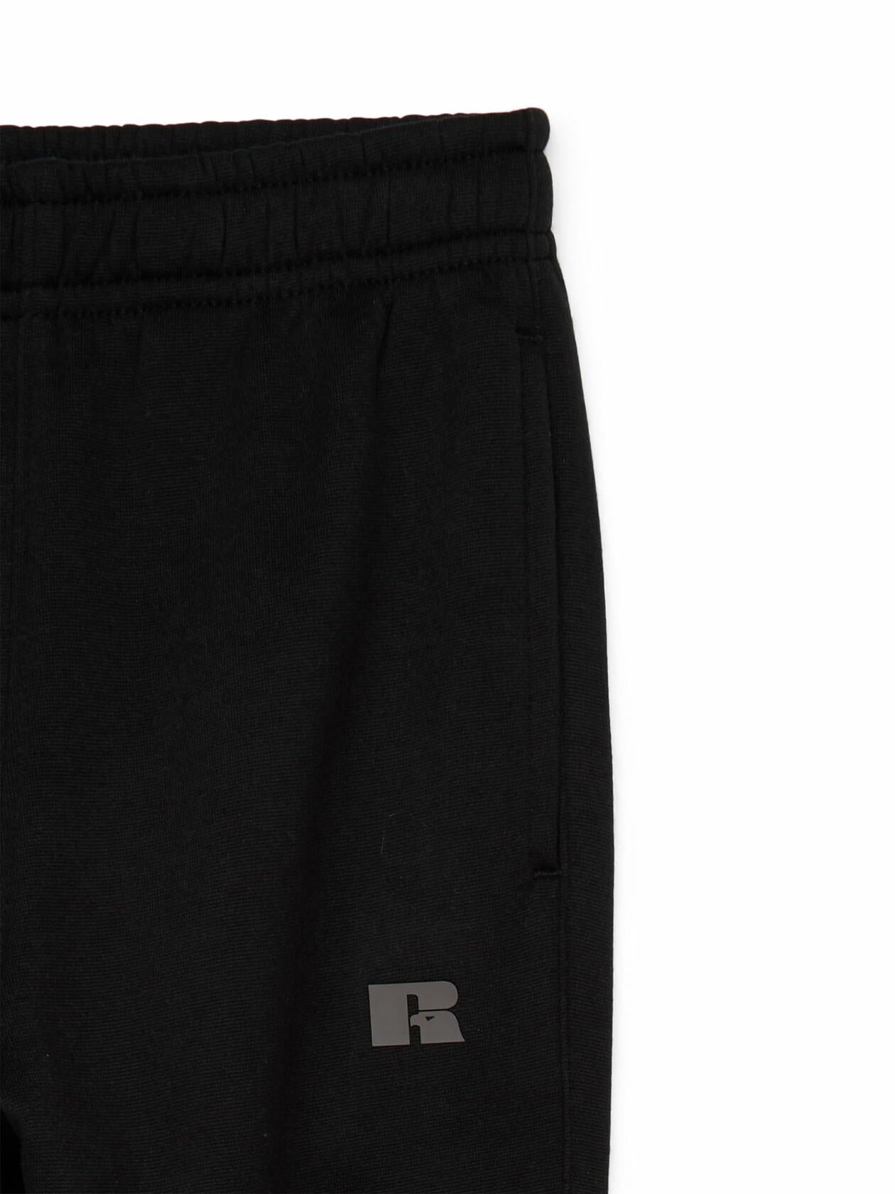Russell Athletic Boys Fleece Sweatpants 2-Pack Black/Grey Heather Size 8H