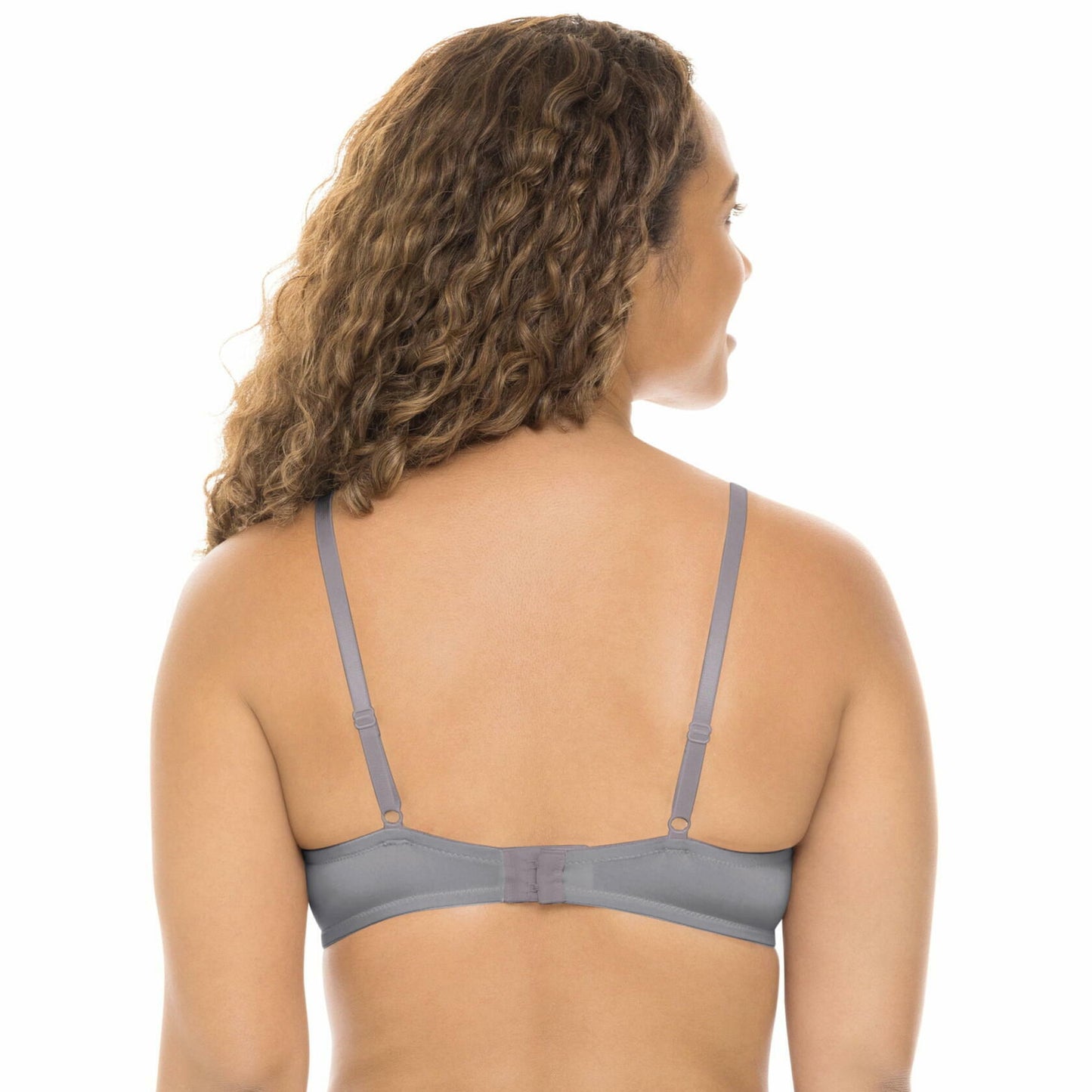 No Boundaries Womens Lightly Lined Underwire T-Shirt Bra Grey Size 40DD