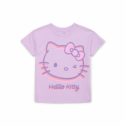 Toddler Short Sleeve Crewneck Tee 2-Pack Hello Kitty / Minnie Mouse Size 5T