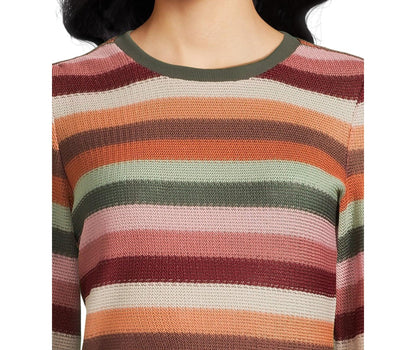 No Boundaries Juniors Bell Sleeve Crochet Top Green Midnight Size XL