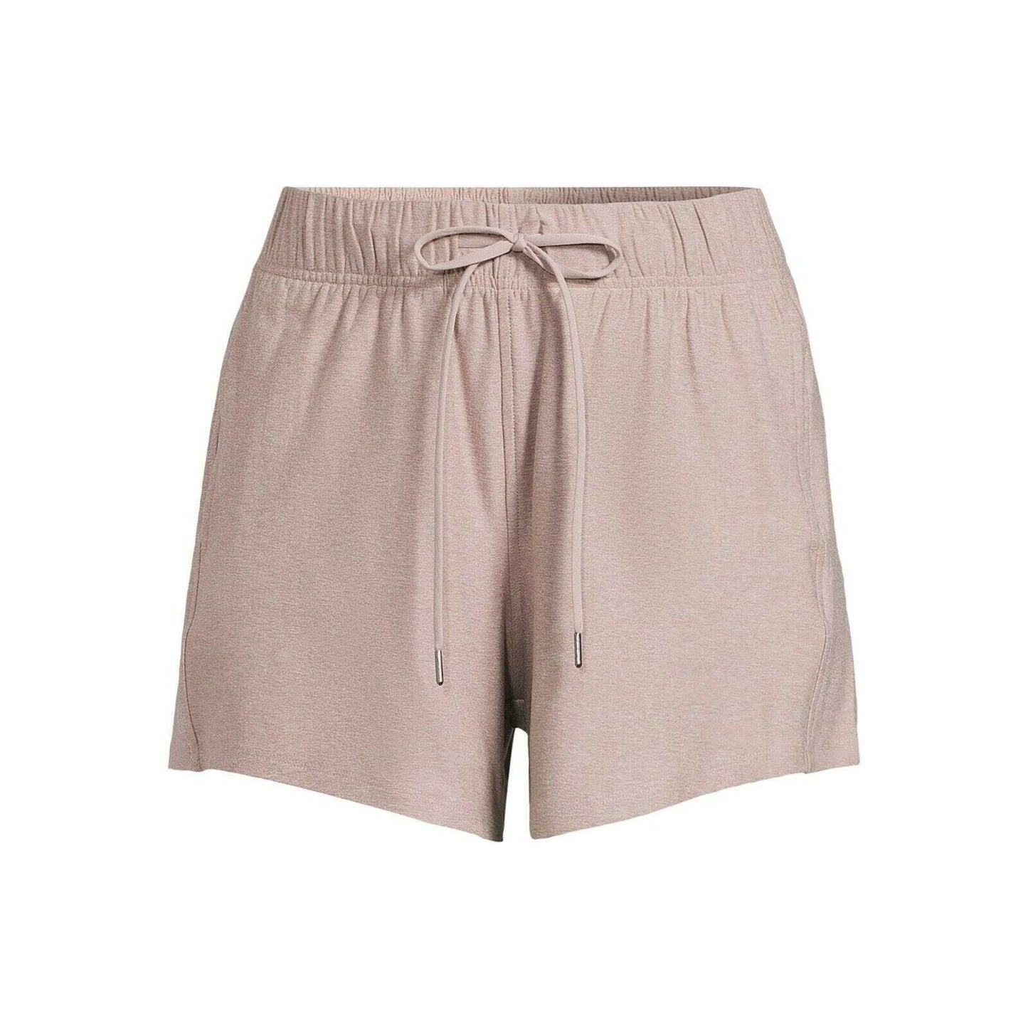 Athletic Works Womens ButterCore Shorts Soft Gym Pull-On Cream Heather Size S