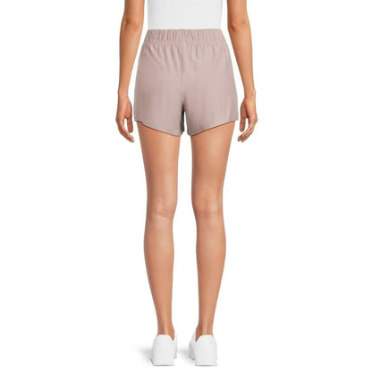 Athletic Works Womens ButterCore Shorts Soft Gym Pull-On Cream Heather Size S