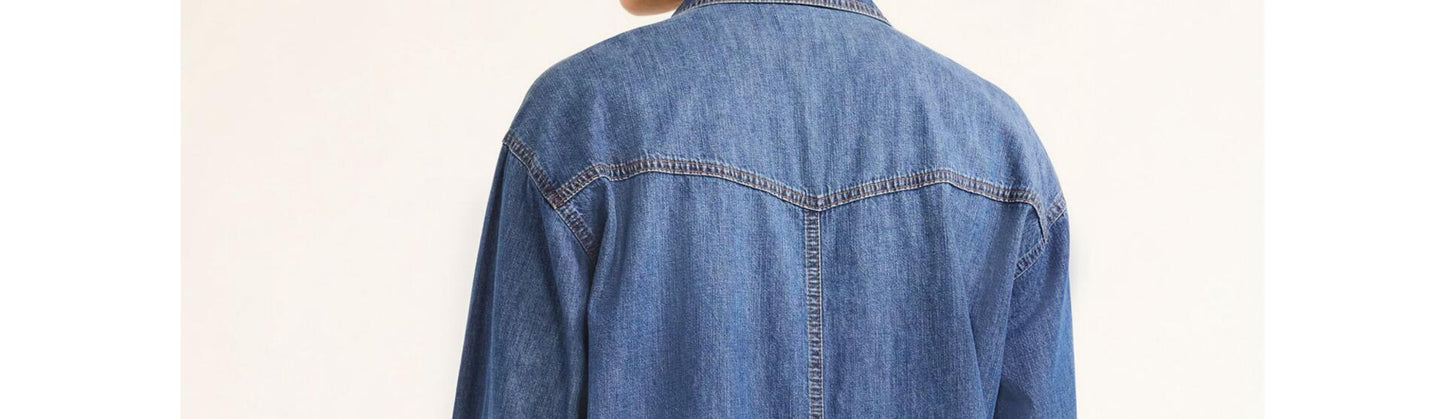 Sofia Jeans Womens Sofia Oversized Boyfriend Shirt Long Sleeves Marquie Size M