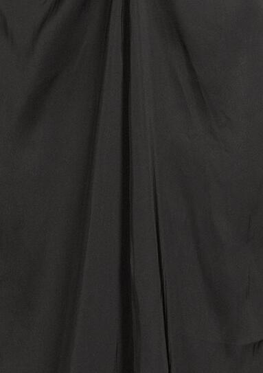 Scoop Womens  Ruched Halter Dress Black Soot Size M