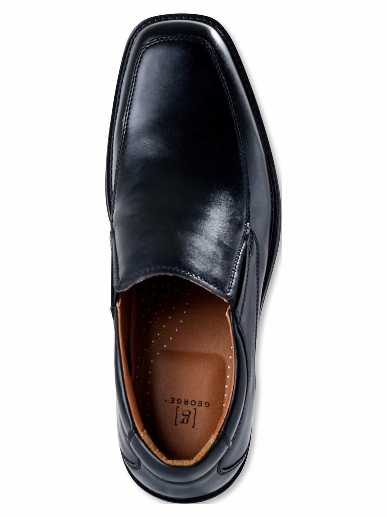 George Mens Dominic Loafer Casual Dress Shoes Black Size 8