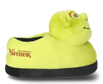 Shrek Boys Plush 3D Slippers  SLip-On Shrek and Donkey Green Size 12 Toddler
