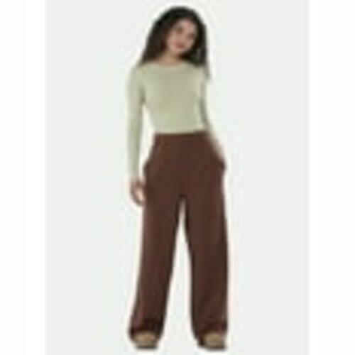 No Boundaries Wide Leg Fleece Pant Cinnamon Stick Size XL