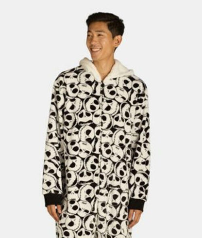 Disney Mens Pajama Nightmare Before Christmas Jack Skellington Superminky Size S