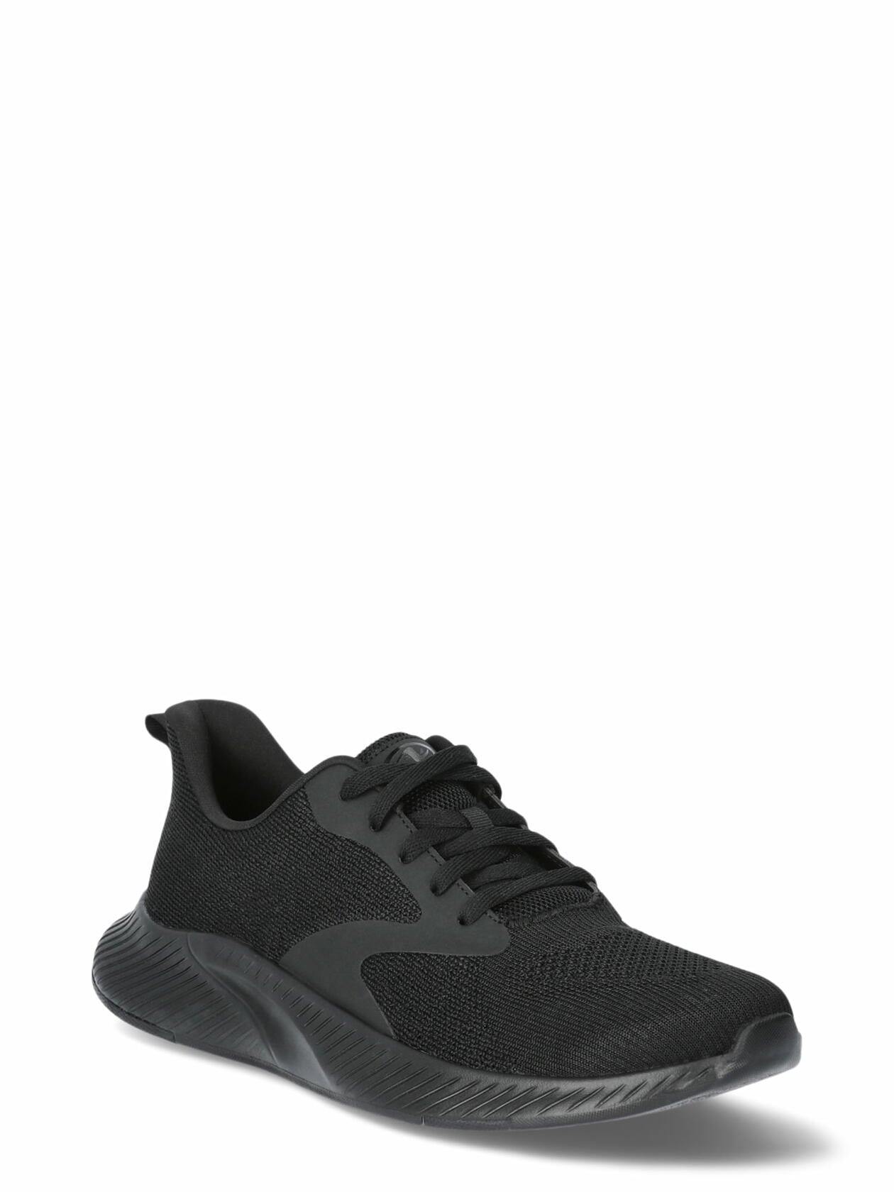 Athletic Works Mens Core Jogger Sneakers Slip On Athletic Triple Black Size 11W