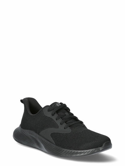 Athletic Works Mens Core Jogger Sneakers Slip On Athletic Triple Black Size 11W