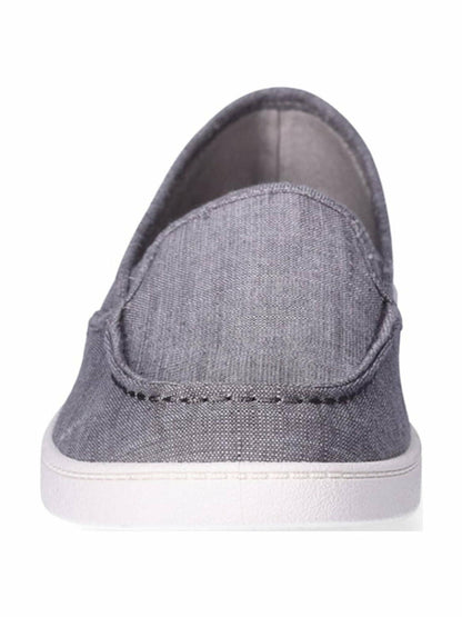 Time and Tru Womens Moc Toe Surf Sneakers Gray Size 8