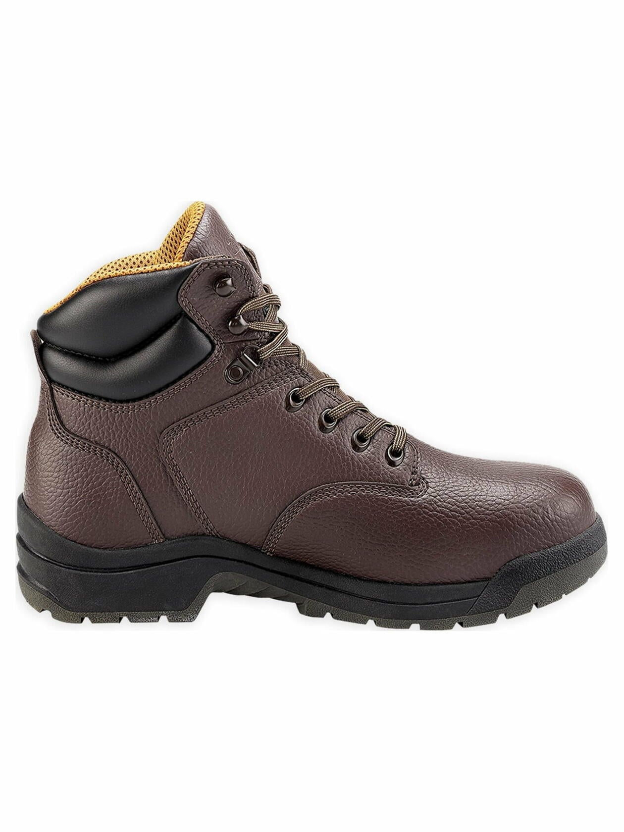 Brahma Mens Liner Waterproof 6" Steel Toe Work Boots Brown Size 7M