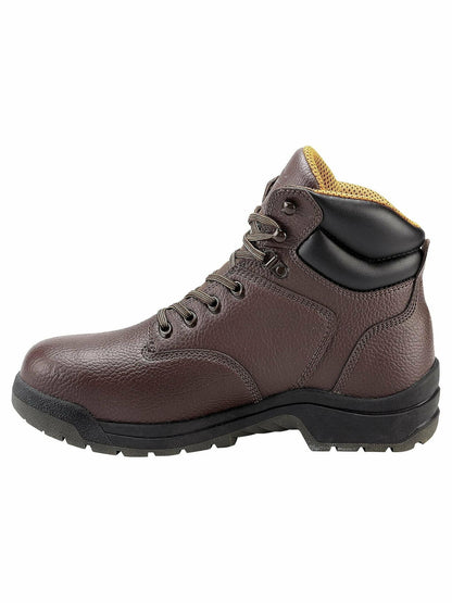 Brahma Mens Liner Waterproof 6" Steel Toe Work Boots Brown Size 7M