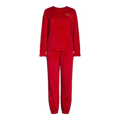 Joyspun Womens and Womens Plus Crew Neck Plush Pajama Set