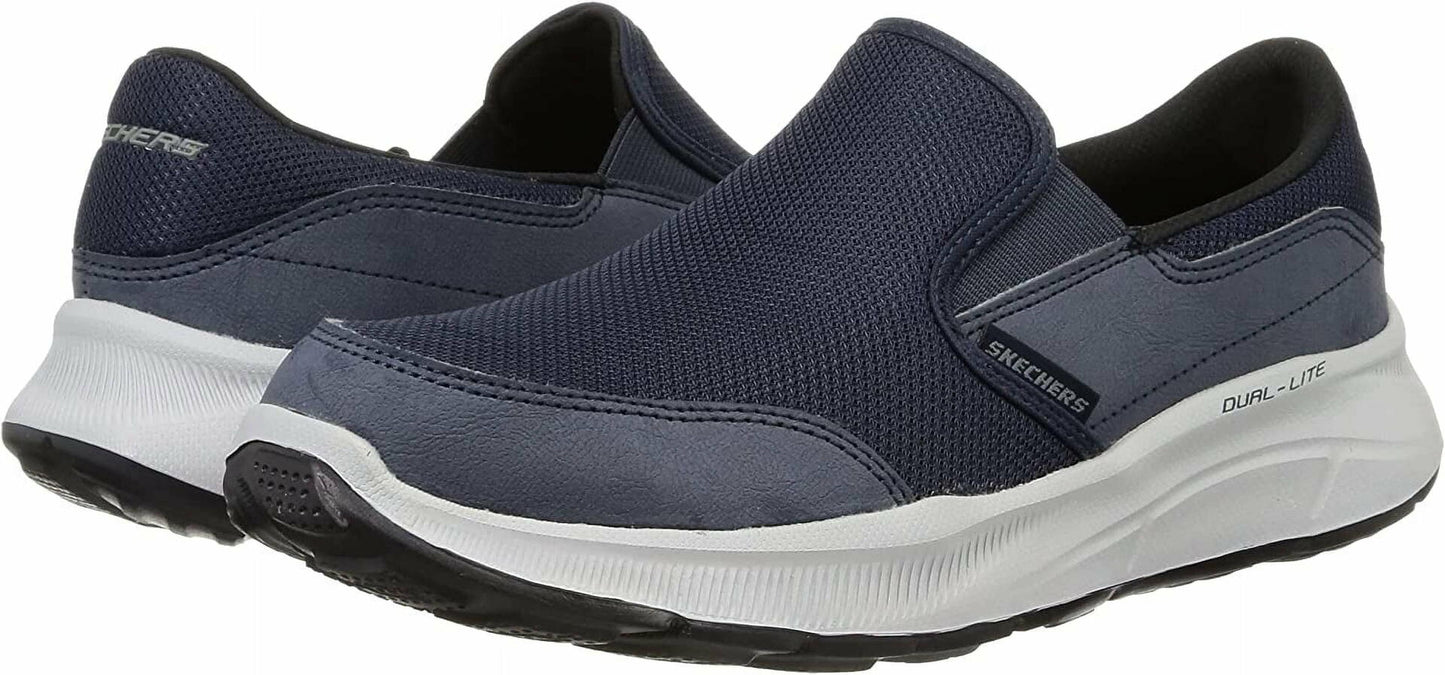 Skechers Mens Equalizer 5.0 Slip-On Walking Sneaker Navy Size 12