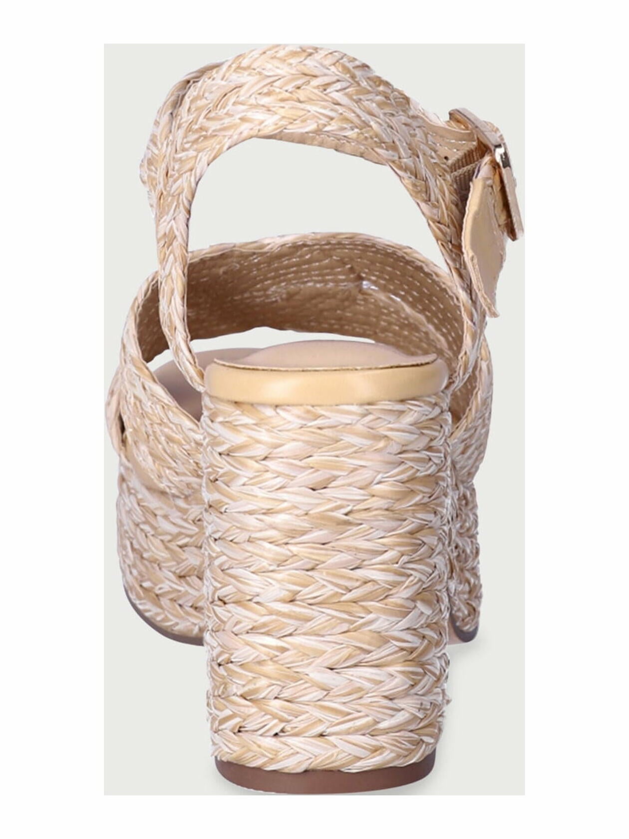 Scoop Womens Raffia Espadrille Platform Heeled Sandals Block Heel