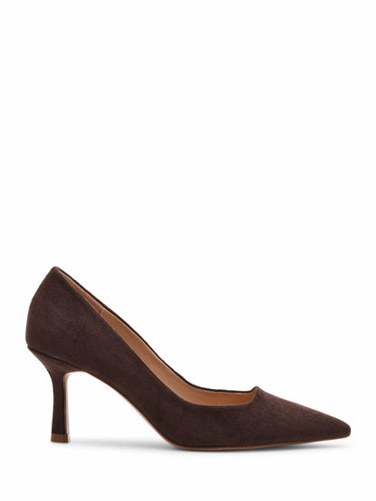 Madden Girl Womens Grove Pump Dark Brown Fabric Size 6.5