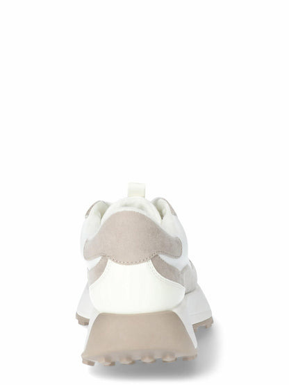 No Boundaries Women s Retro-Inspired Sneakers Cream Size 8