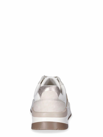 Time and Tru Women's Chunky Jogger Sneakers Lightweight Lace-Up Tan Size 8 M