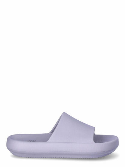 No Boundaries Womens Comfort Slide Sandals Grey Size 8