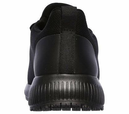 Skechers Womens Squad Sr Food Service Shoe Black Size 9W