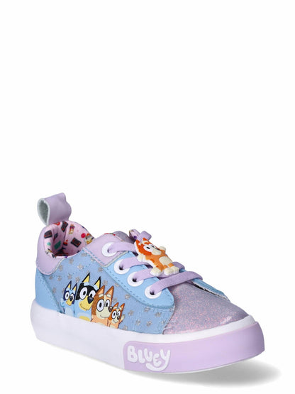Bluey Toddler Girl Bluey & Bingo Slip-On Court Sneaker Purple Size 7 Toddler