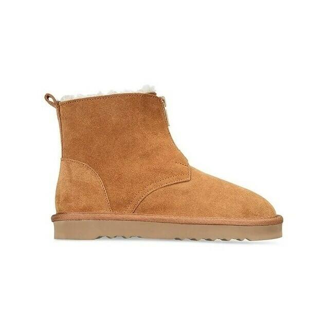 Style & Co. Womens Terrii Suede Faux Fur Lined Winter & Snow Boots Brown Size 11