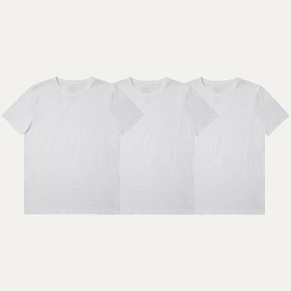 Pair of Thieves Mens Cotton Crew Undershirt 3-Pack White Size 3XL