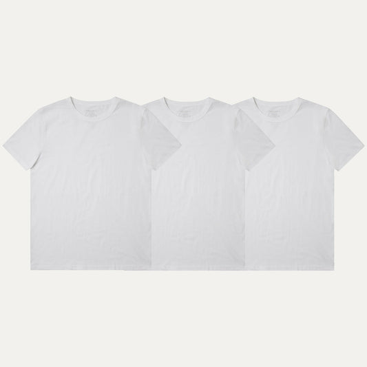 Pair of Thieves Mens Cotton Crew Undershirt 3-Pack White Size 3XL