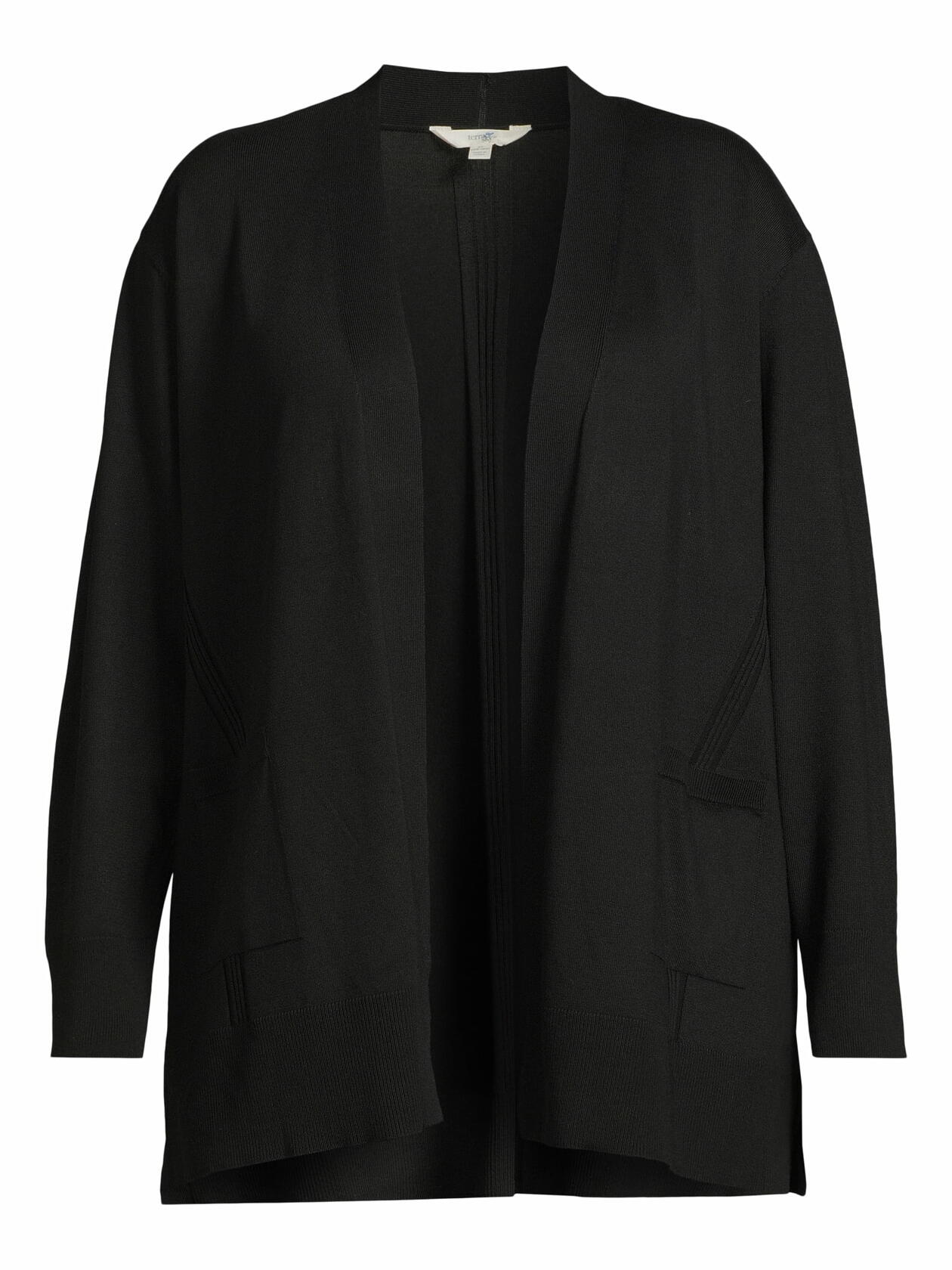 Terra & Sky Womens Fine Gauge Cardigan Lightweight Size 1X