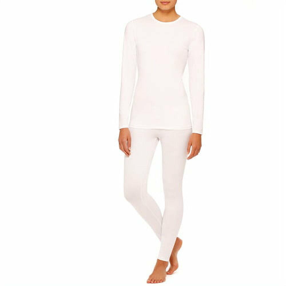 ClimateRight by Cuddl Duds Womens Stretch Microfiber Base Layer Legging