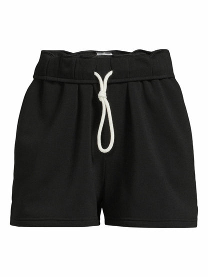 No Boundaries Polyester Womens Fleece Short Black Soot Size XS