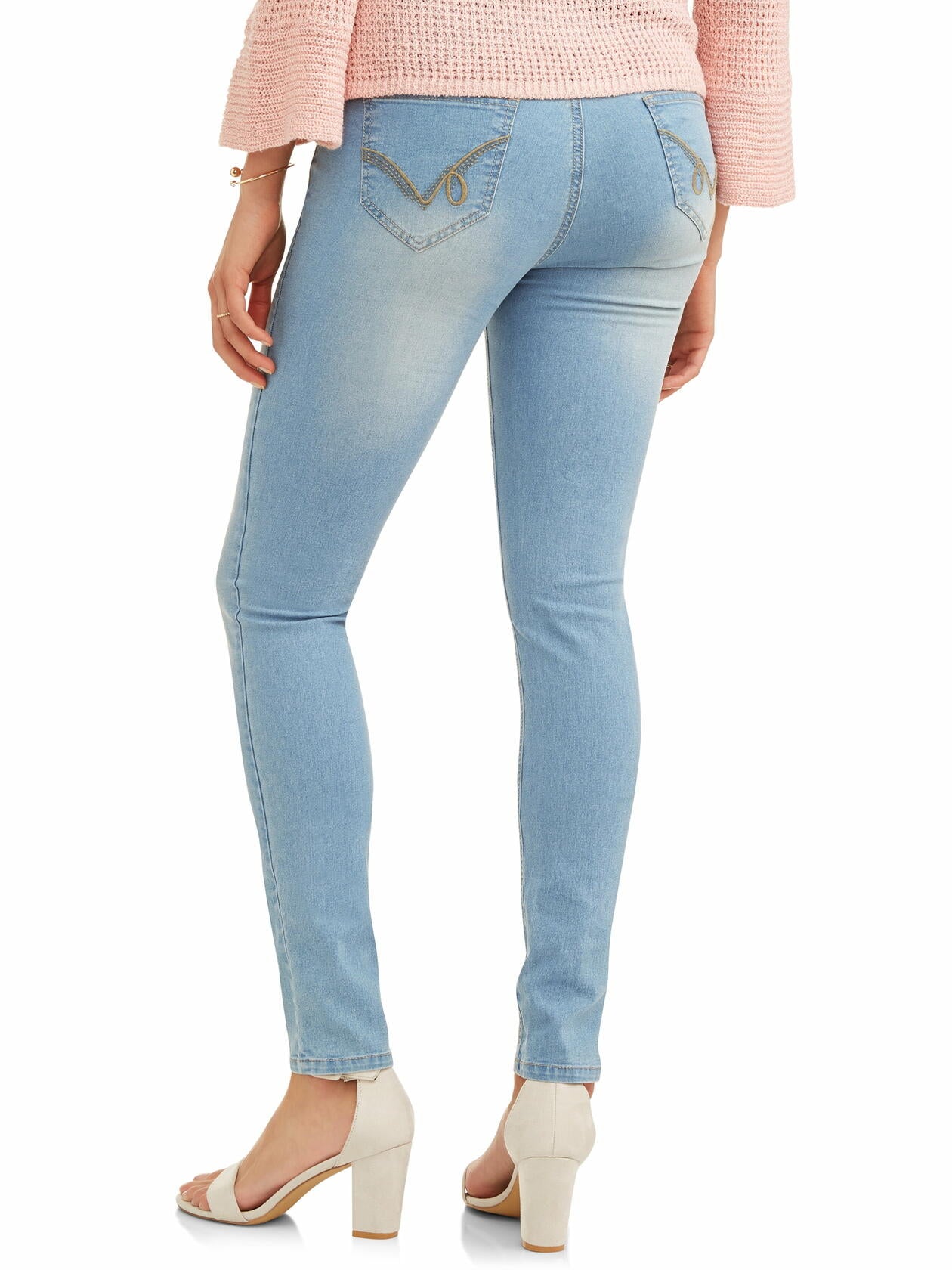 Oh! Mamma Maternity Womens Skinny Jeans with Demi or Full Panel