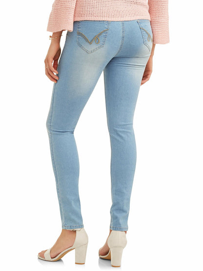 Oh! Mamma Maternity Womens Skinny Jeans with Demi or Full Panel