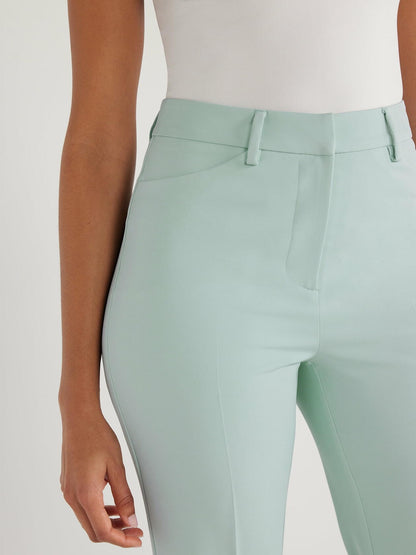 Scoop Womens High Waisted Bootcut Trouser Suit Pants 32" Inseam Ether Size 10