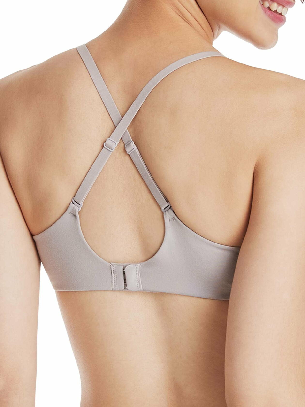 Hanes ComfortFlex Fit Wirefree Seamless T-Shirt Bra Warm Steel Size 2XL