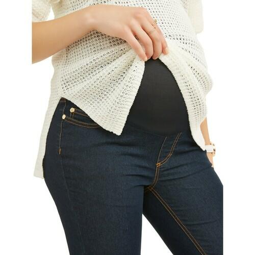 Oh! Mamma Maternity Womens Skinny Jeans with Demi or Full Panel
