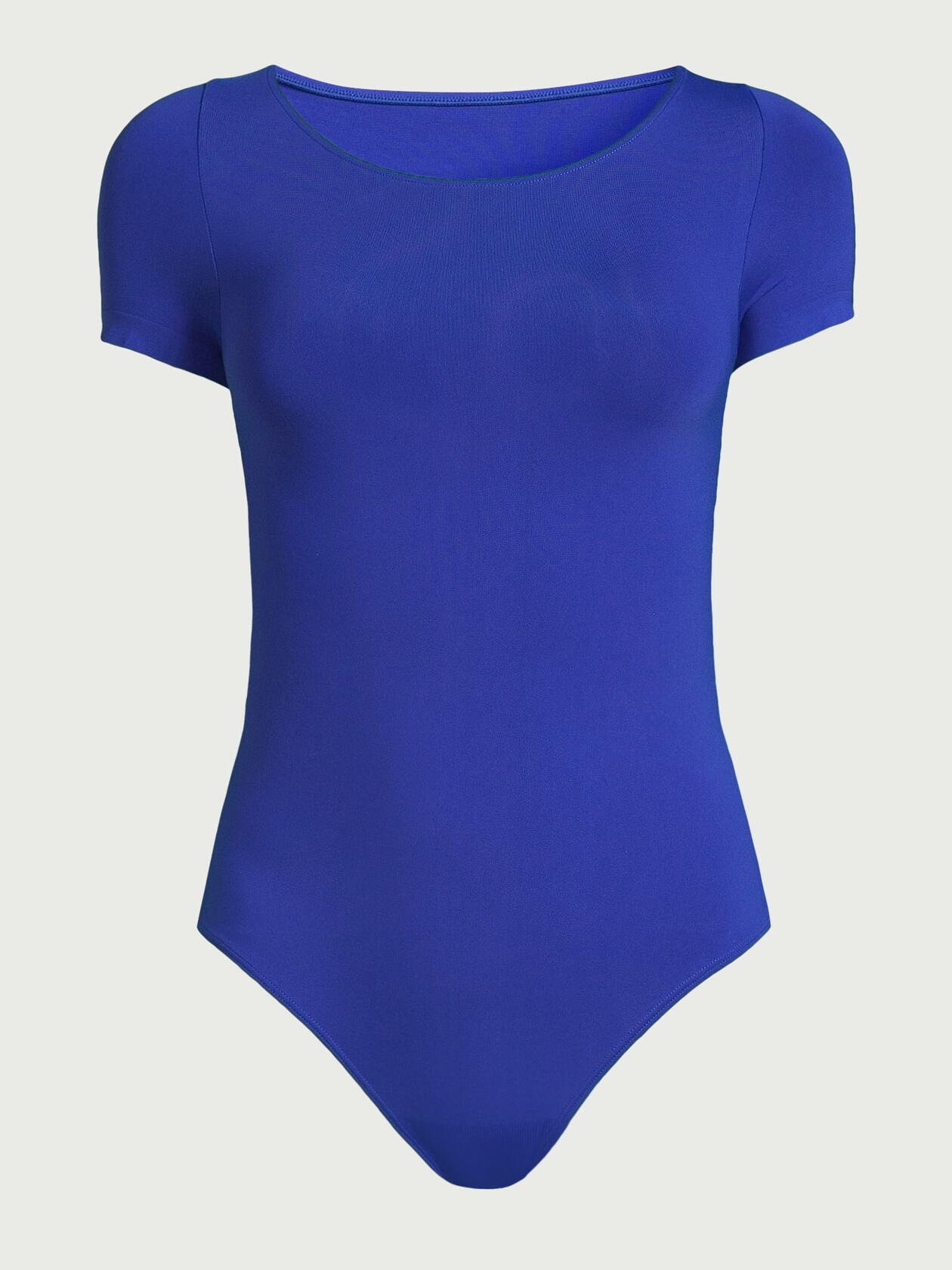 Scoop Womens Crew Neck Bodysuit with Short Sleeves