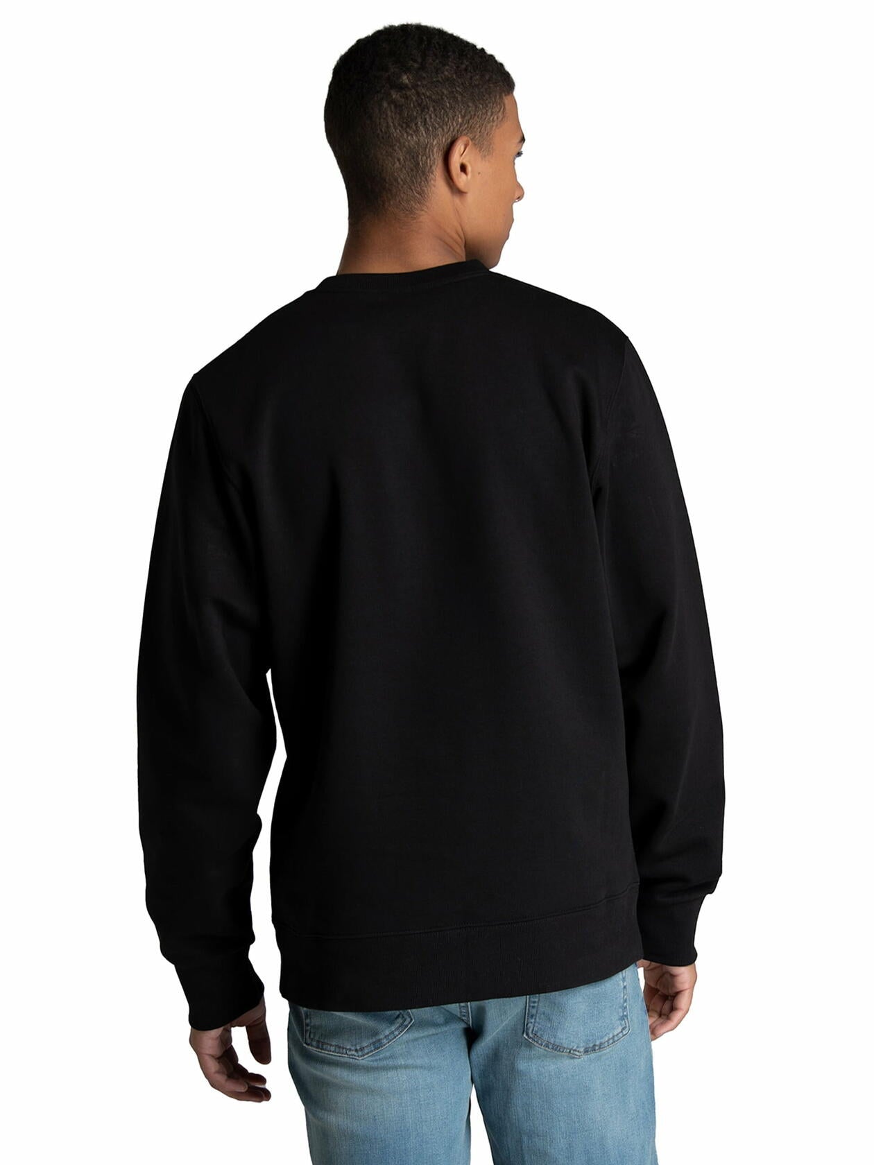 Fruit of the Loom Mens Crafted Comfort  Sweatshirt Black Ink Size M