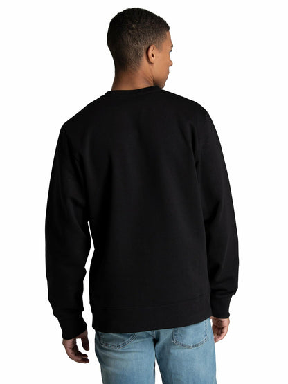 Fruit of the Loom Mens Crafted Comfort  Sweatshirt Black Ink Size M