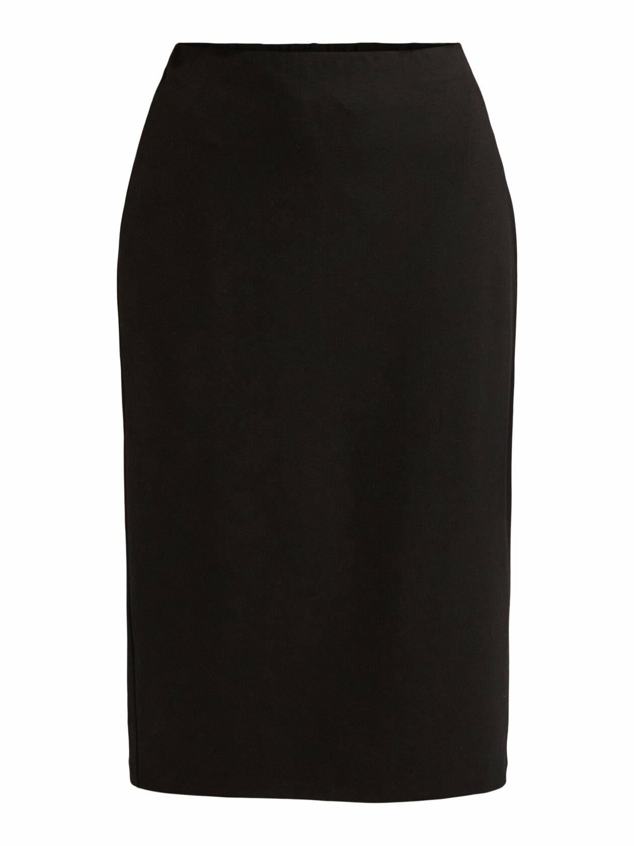 Scoop Womens Pull-On Ponte Midi Pencil Skirt Black Soot Size XL