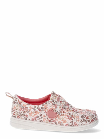Wonder Nation Toddler Girl Moc Toe Shoes Tan Floral Size 11