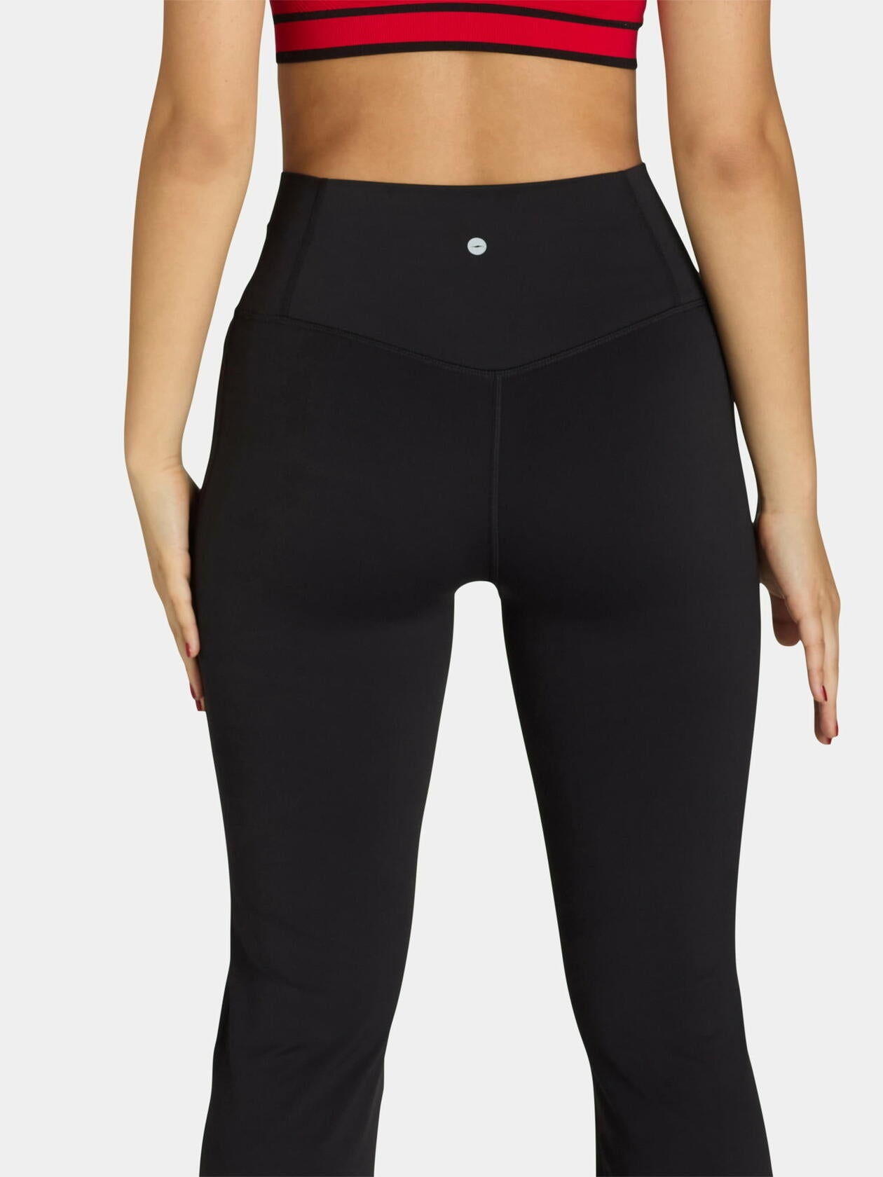 Avia Womens SoftSculpt Flare Leg High Rise Yoga Pants Full Length Black Size S